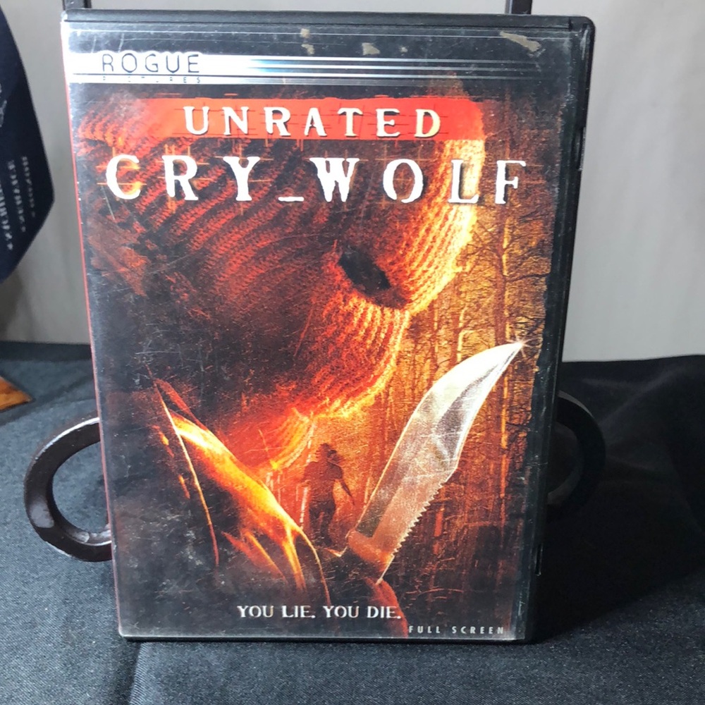 Rogue Unrated Cry-Wolf DVD - Red and Black